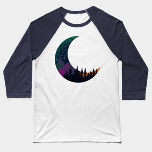Moon Constellations - End Of The Day Version Baseball T-Shirt